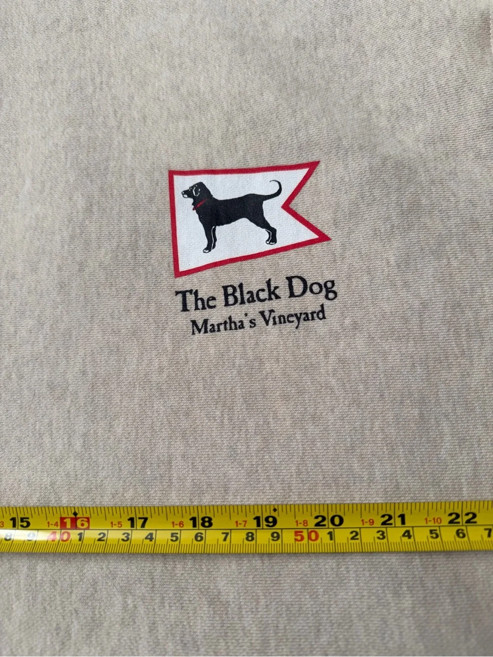 The Black Dog beige fabric